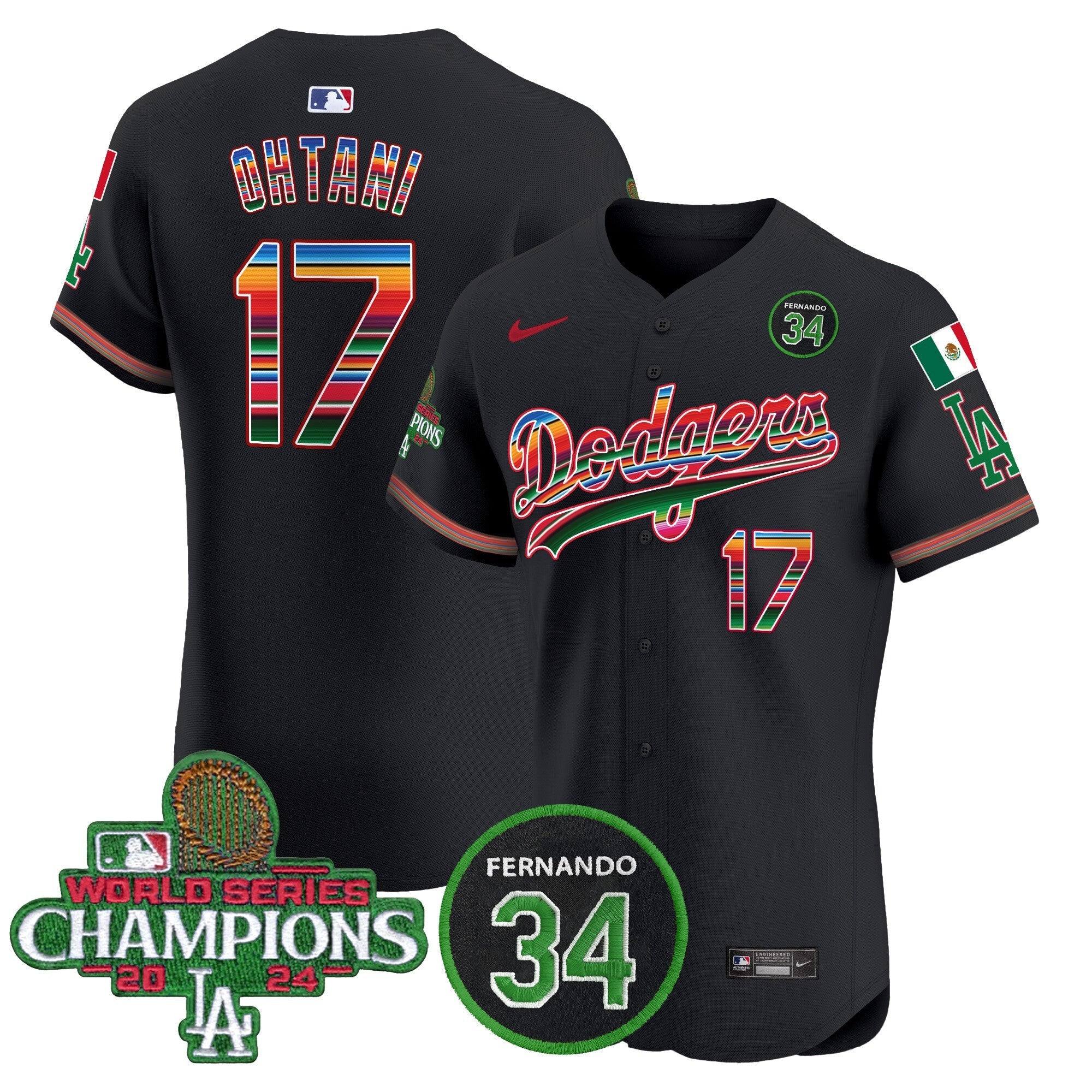 Men’s Mexico 2024 World Series Champions Vapor Premier Elite Jersey V2