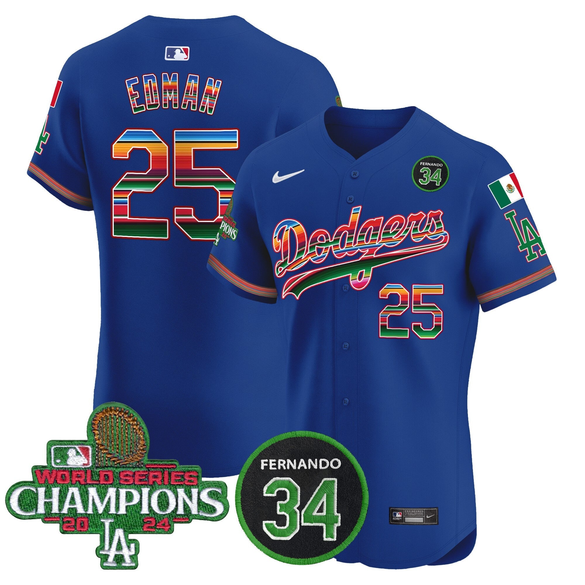 Men’s Mexico 2024 World Series Champions Vapor Premier Elite Jersey V2