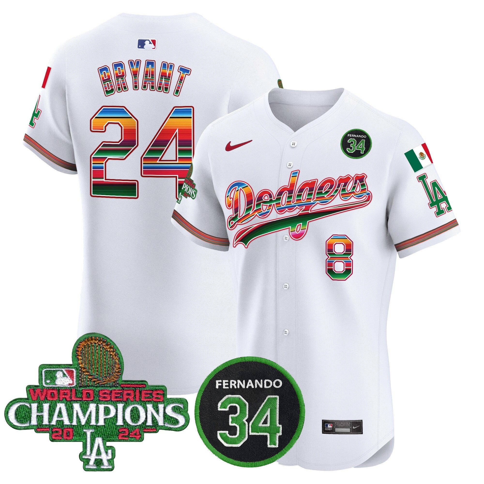 Men’s Mexico 2024 World Series Champions Vapor Premier Elite Jersey V2