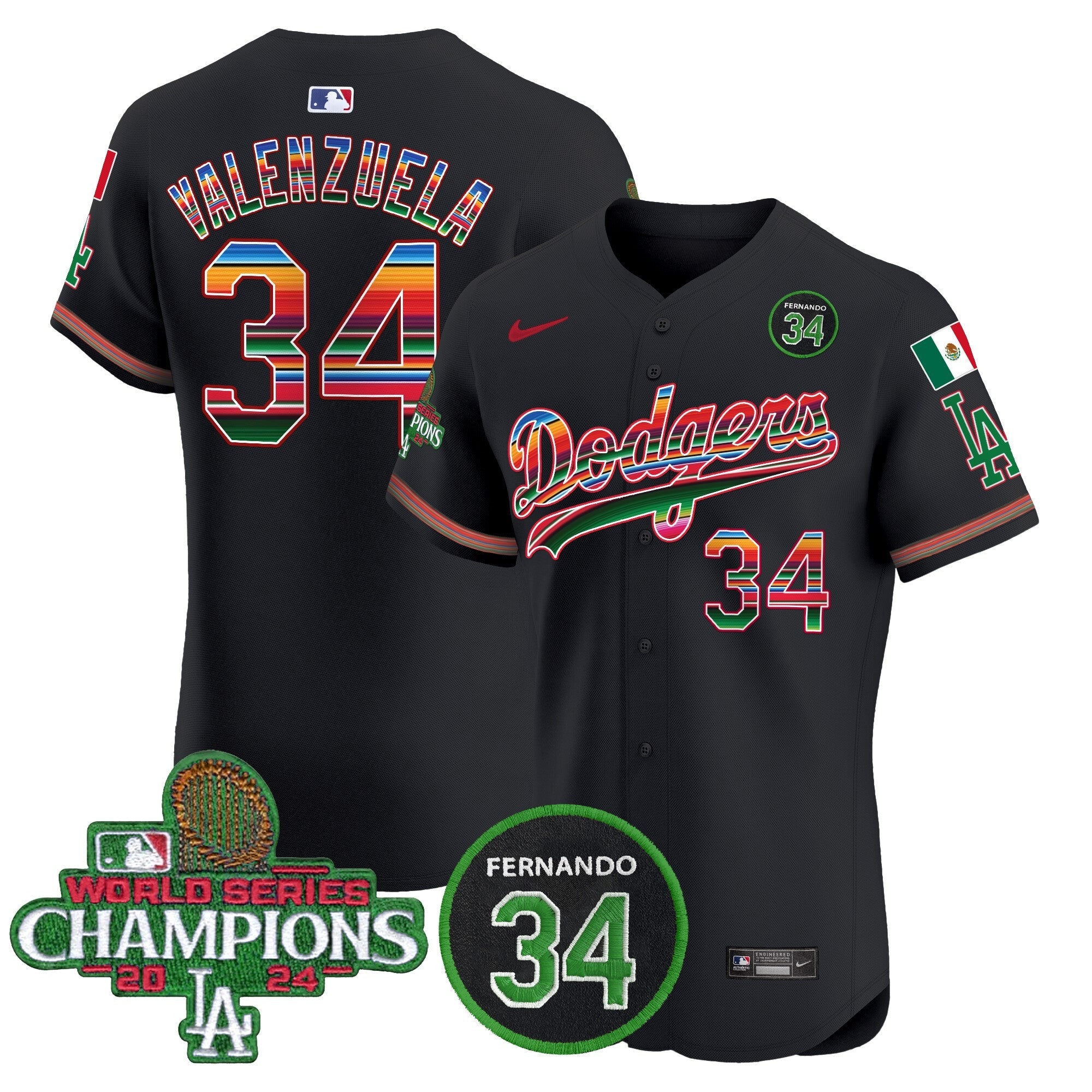Men’s Mexico 2024 World Series Champions Vapor Premier Elite Jersey V2