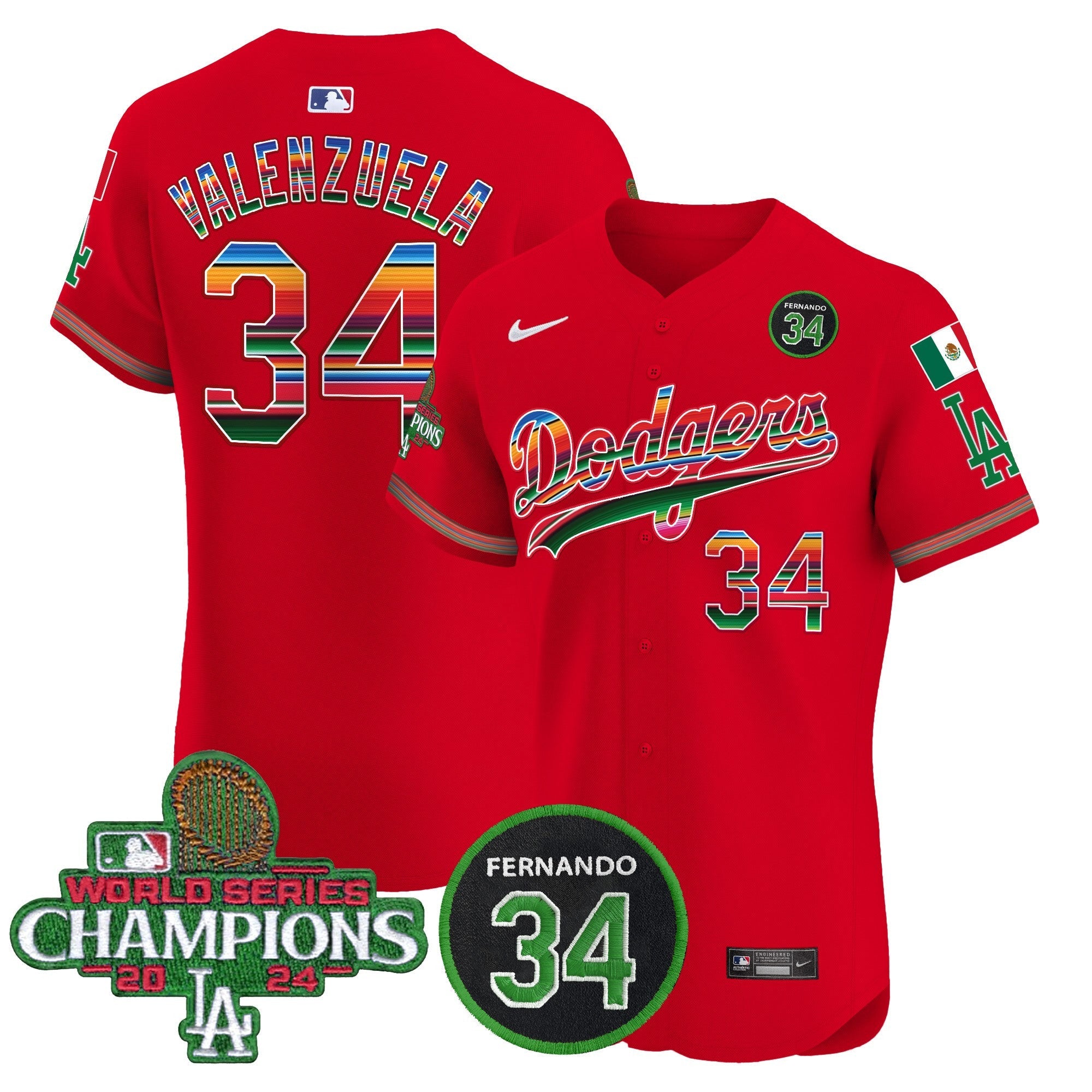 Men’s Mexico 2024 World Series Champions Vapor Premier Elite Jersey V2