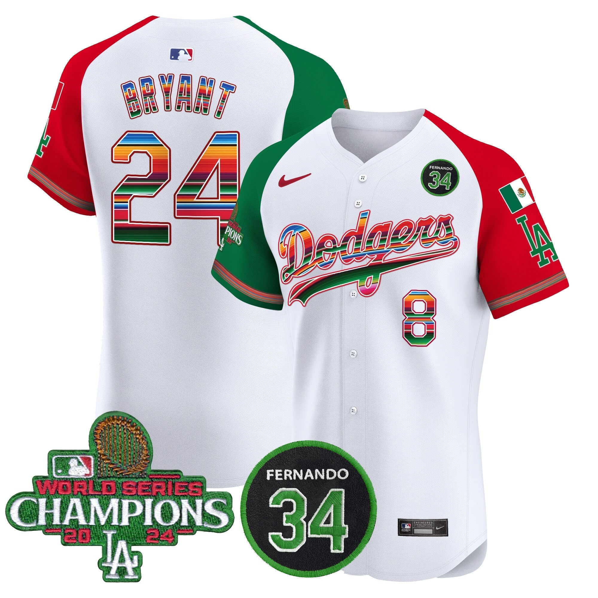 Men’s Mexico 2024 World Series Champions Vapor Premier Elite Jersey V2
