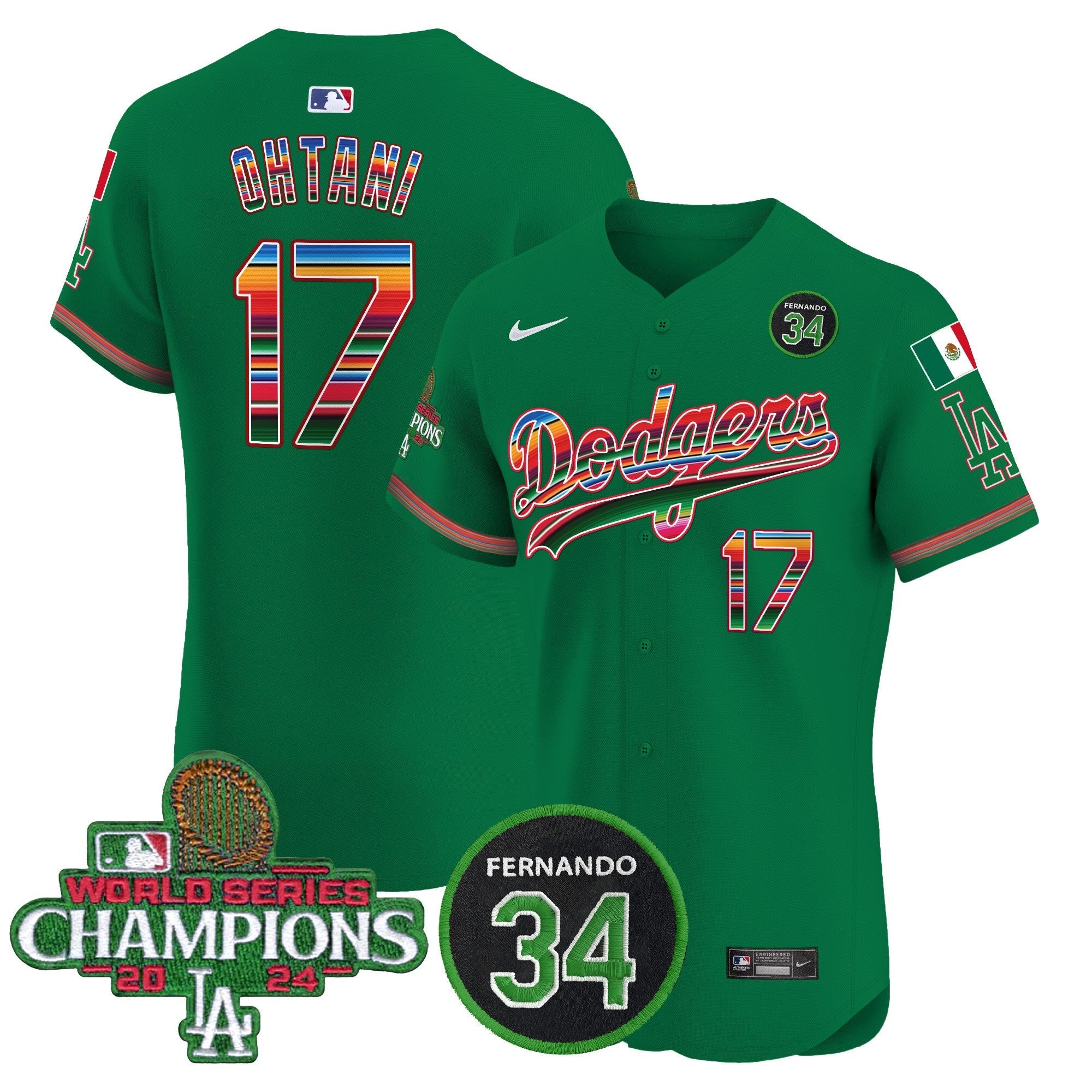 Men’s Mexico 2024 World Series Champions Vapor Premier Elite Jersey V2
