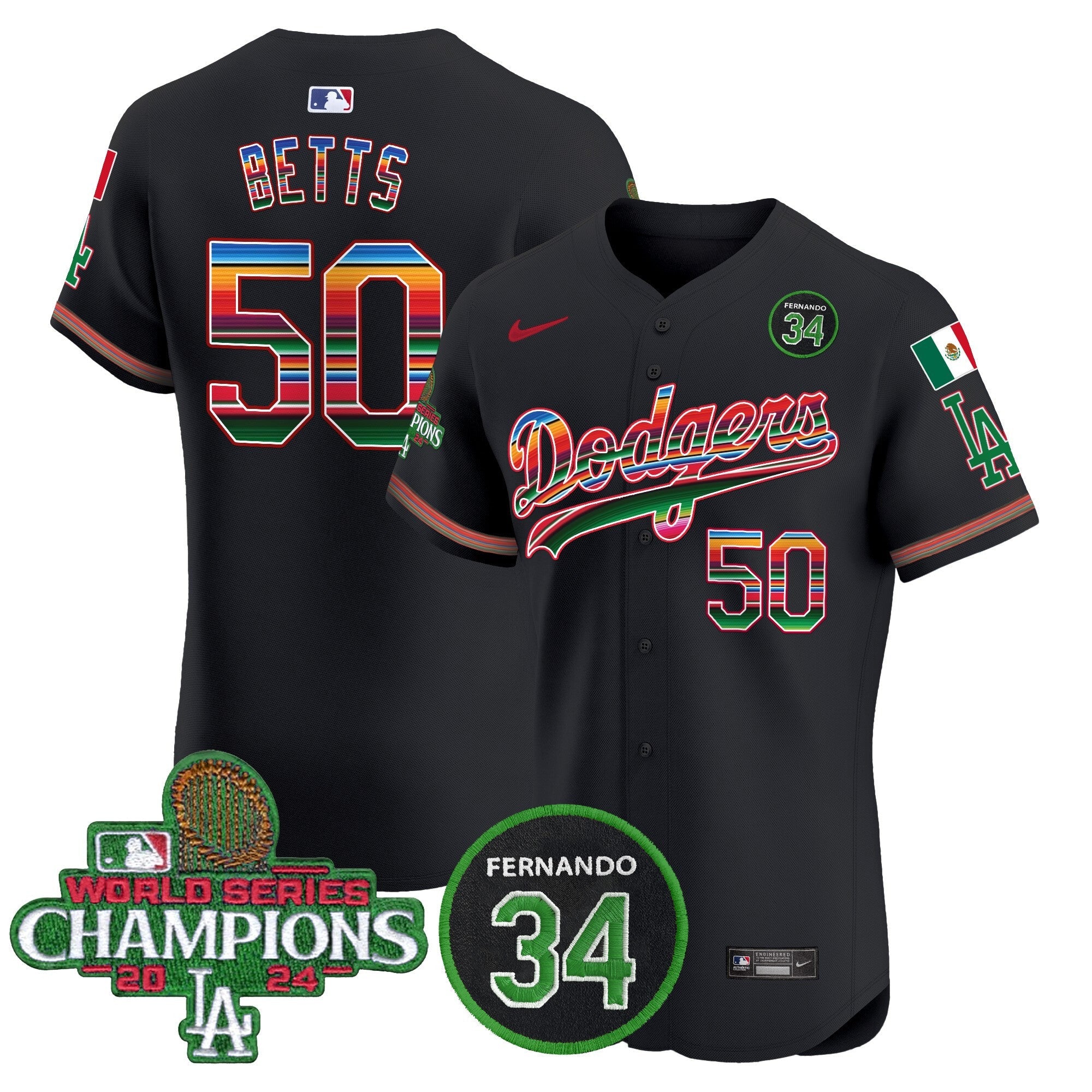 Men’s Mexico 2024 World Series Champions Vapor Premier Elite Jersey V2