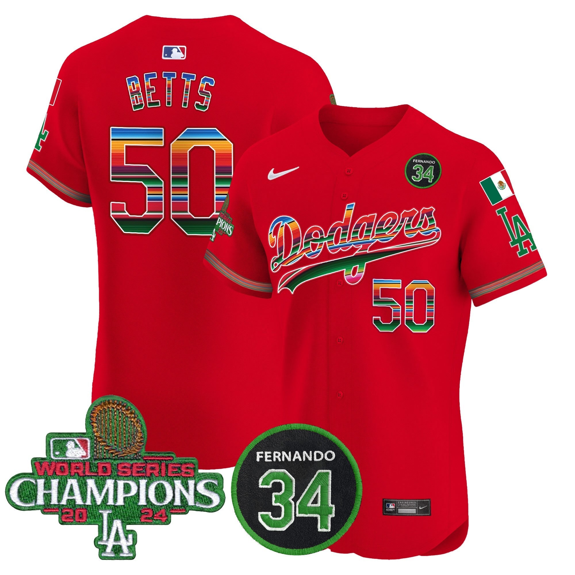 Men’s Mexico 2024 World Series Champions Vapor Premier Elite Jersey V2