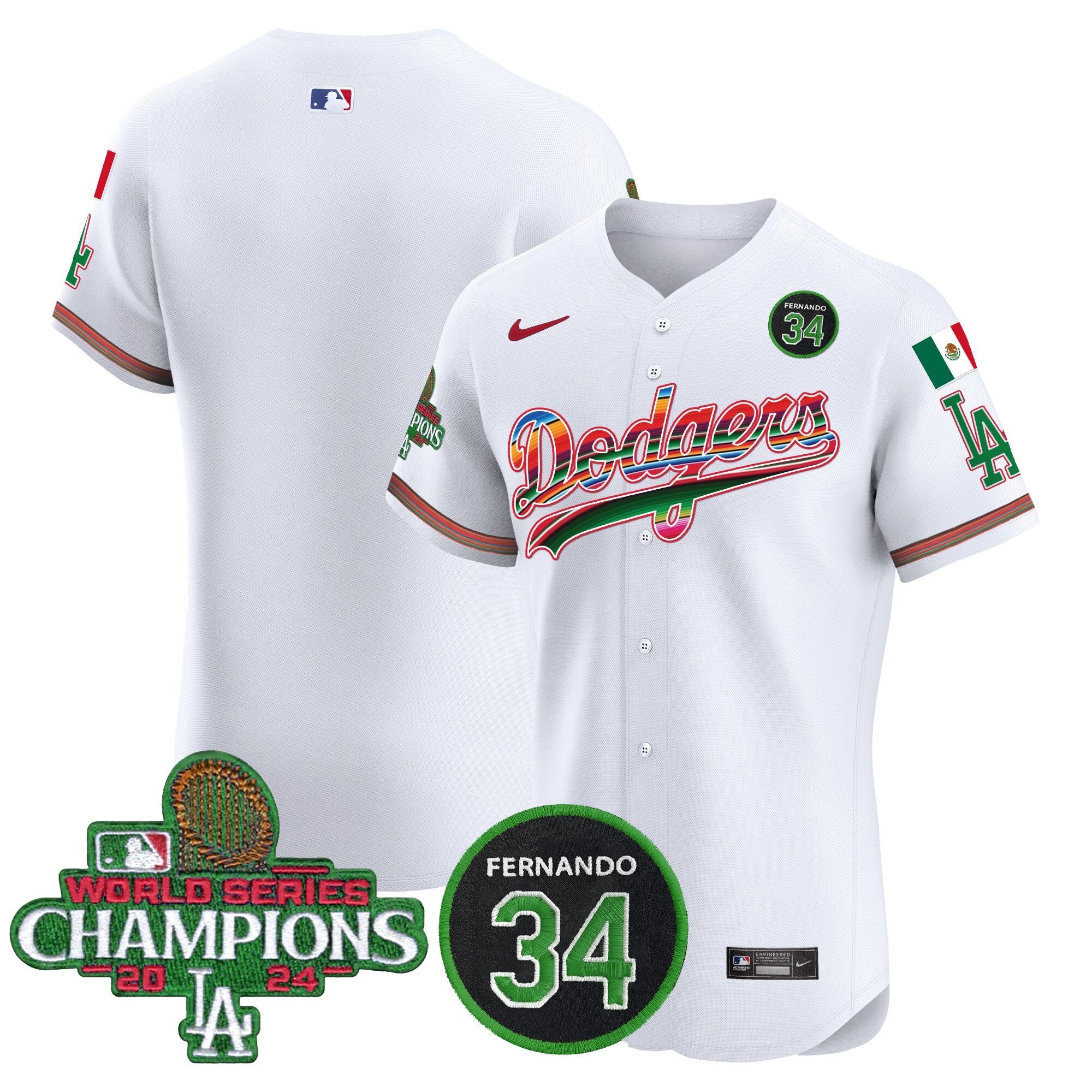 Men’s Mexico 2024 World Series Champions Vapor Premier Elite Jersey V2