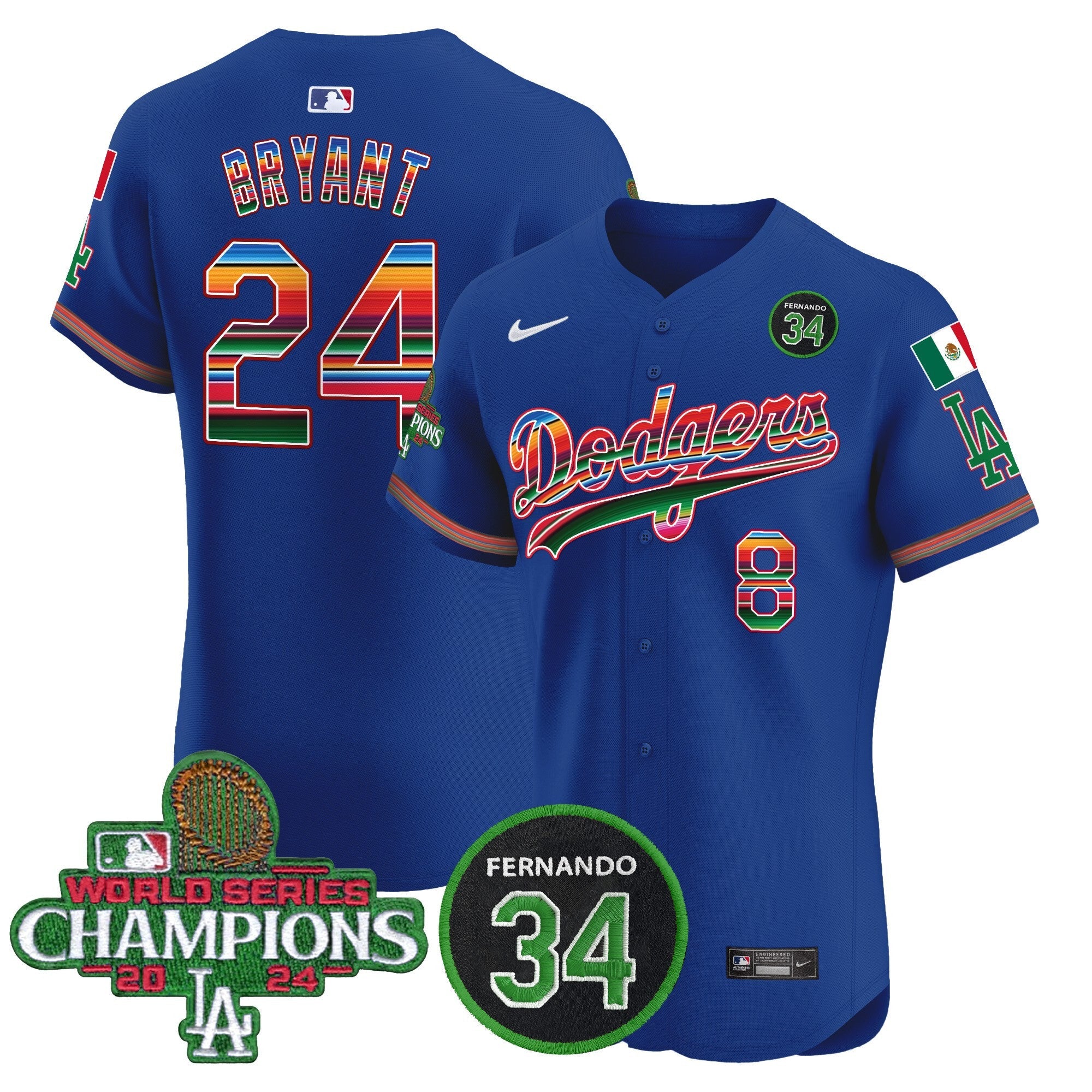 Men’s Mexico 2024 World Series Champions Vapor Premier Elite Jersey V2