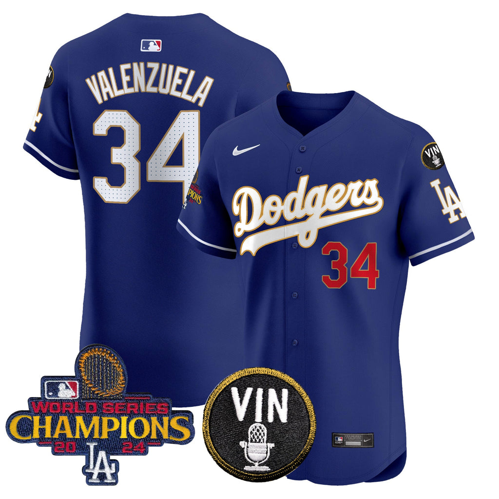 Men’s 2024 World Series Champions Gold Trim Vapor Premier Elite Jersey