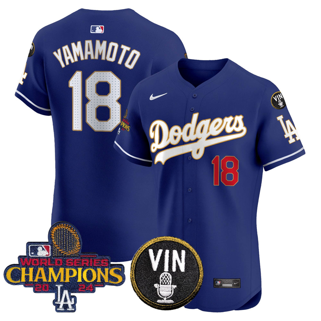 Men’s 2024 World Series Champions Gold Trim Vapor Premier Elite Jersey