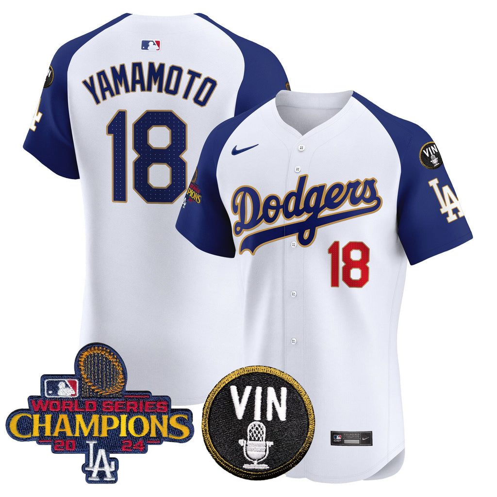 Men’s 2024 World Series Champions Gold Trim Vapor Premier Elite Jersey
