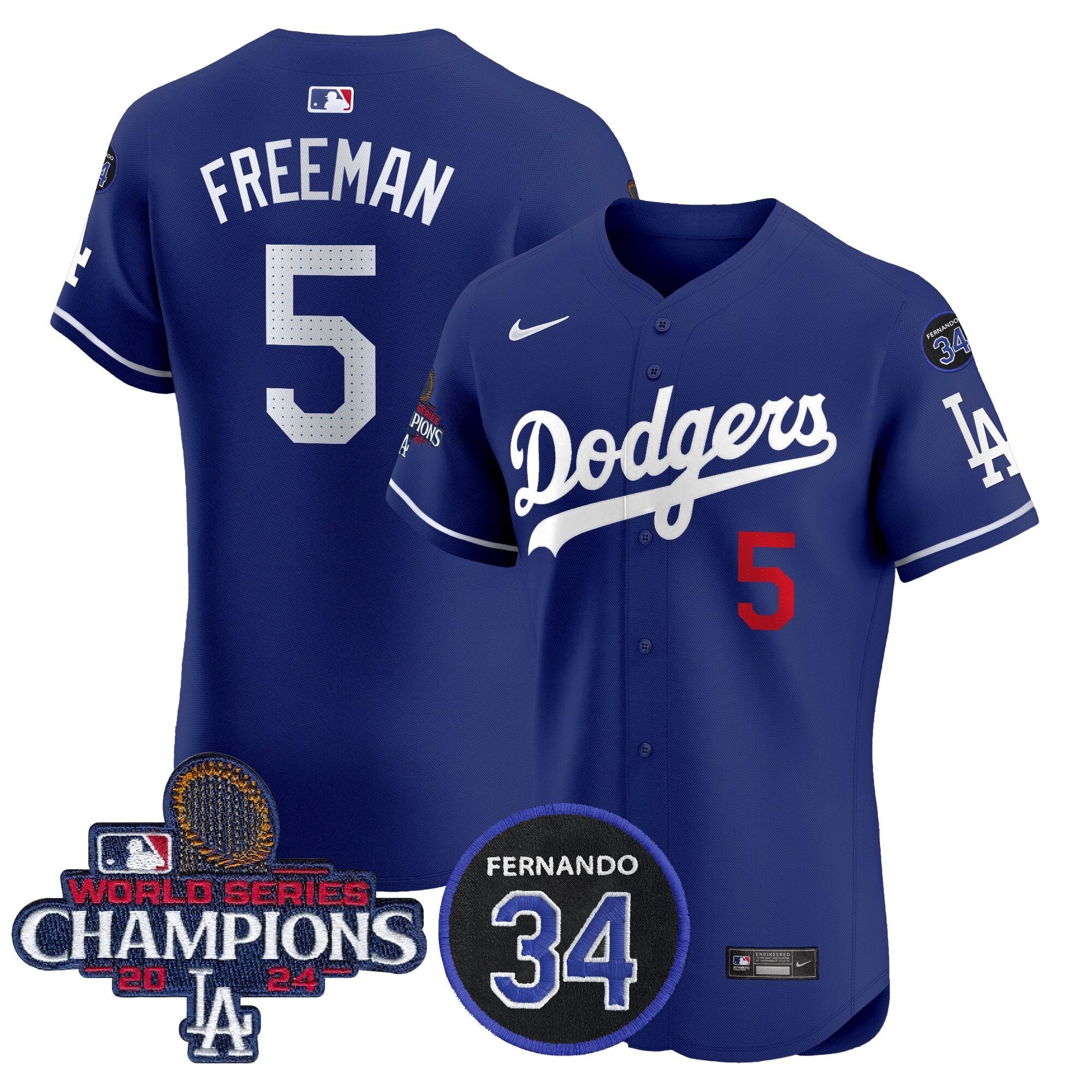 Men’s 2024 World Series Champions Patch Vapor Premier Elite Jersey V2