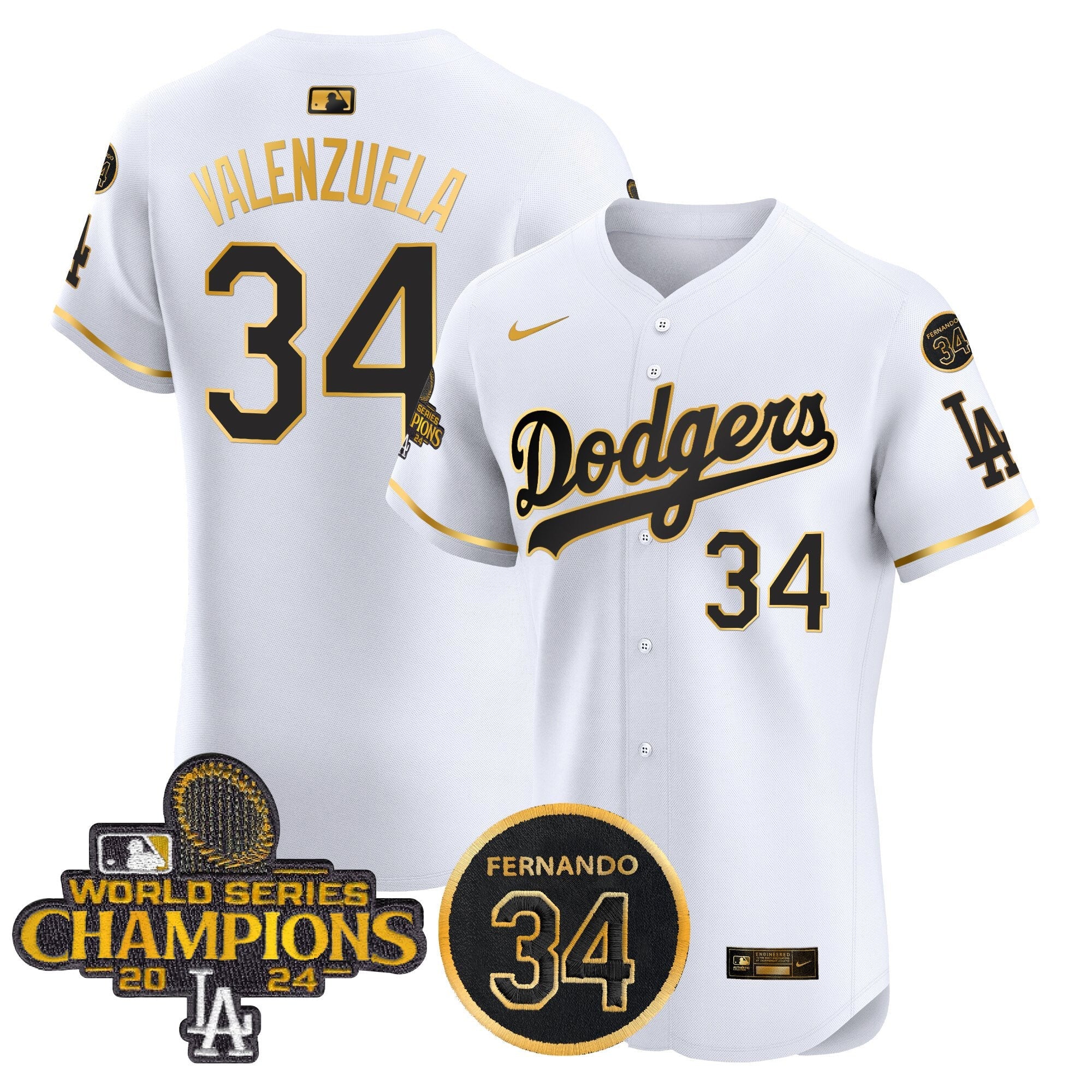 Men’s 2024 World Series Champions Patch Vapor Premier Elite Jersey V2
