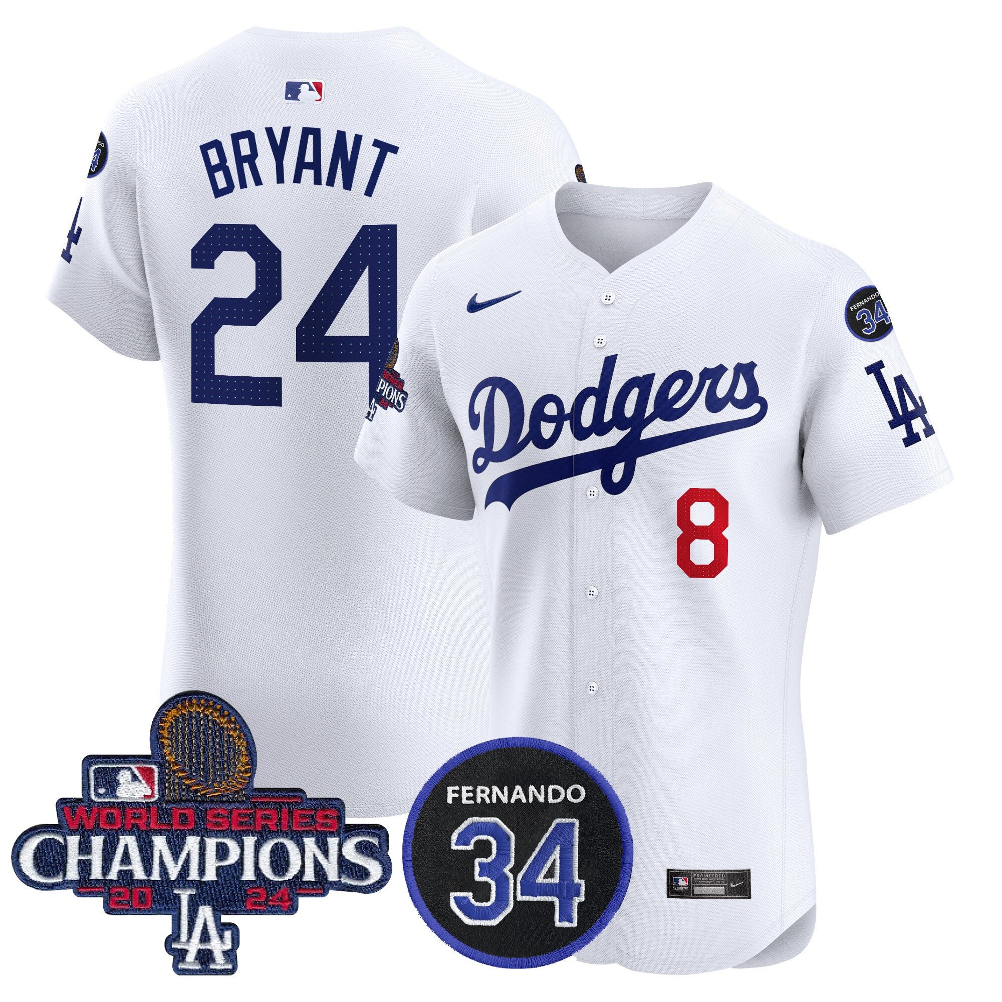 Men’s 2024 World Series Champions Patch Vapor Premier Elite Jersey V2