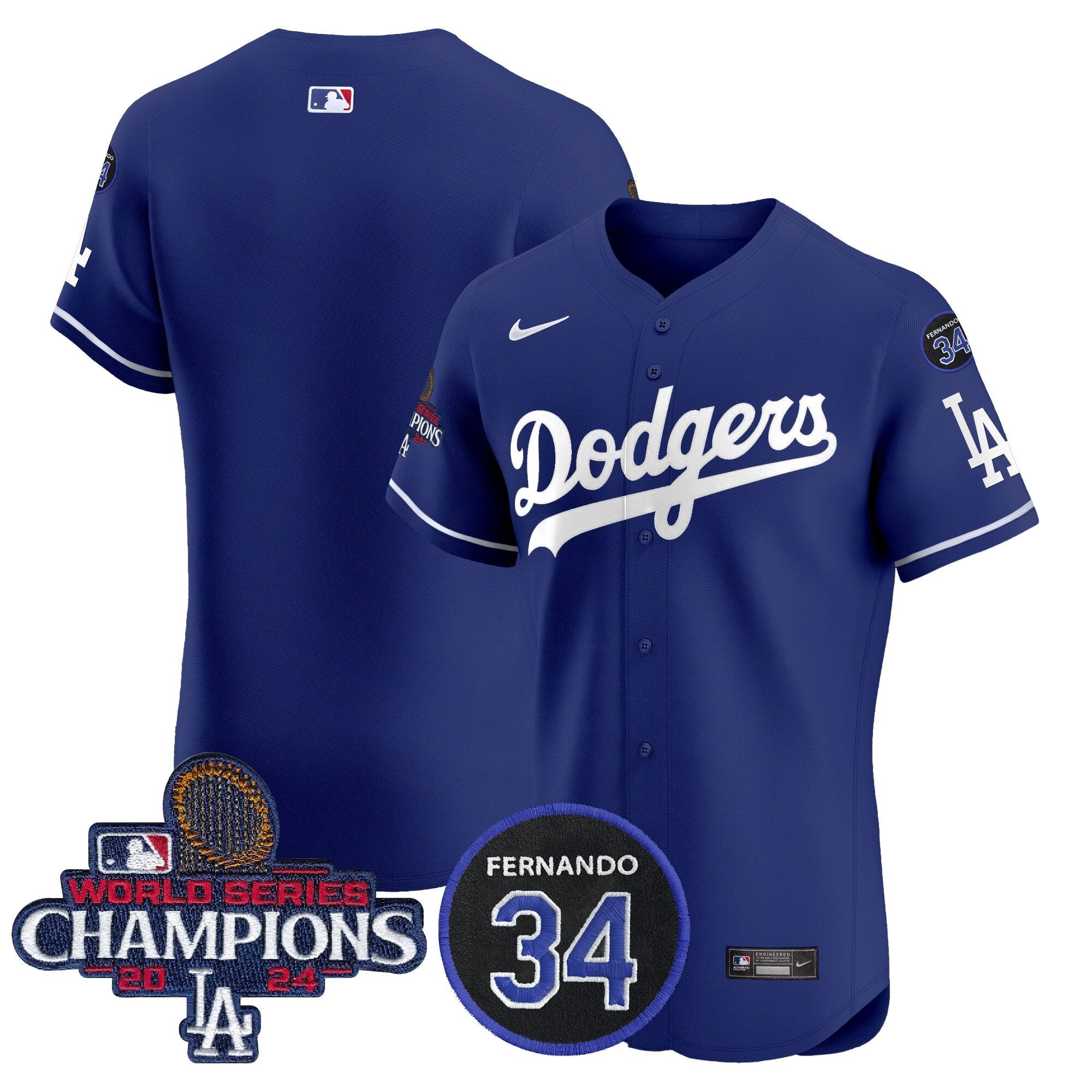 Men’s 2024 World Series Champions Patch Vapor Premier Elite Jersey V2