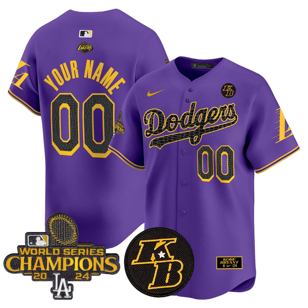 2024 World Series Champions Mamba Vapor Premier Limited Custom Jersey