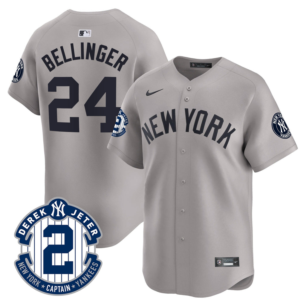 Men’s Derek Jeter Patch Vapor Premier Limited Jersey