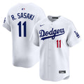 Roki Sasaki #11 Los Angeles White Jersey
