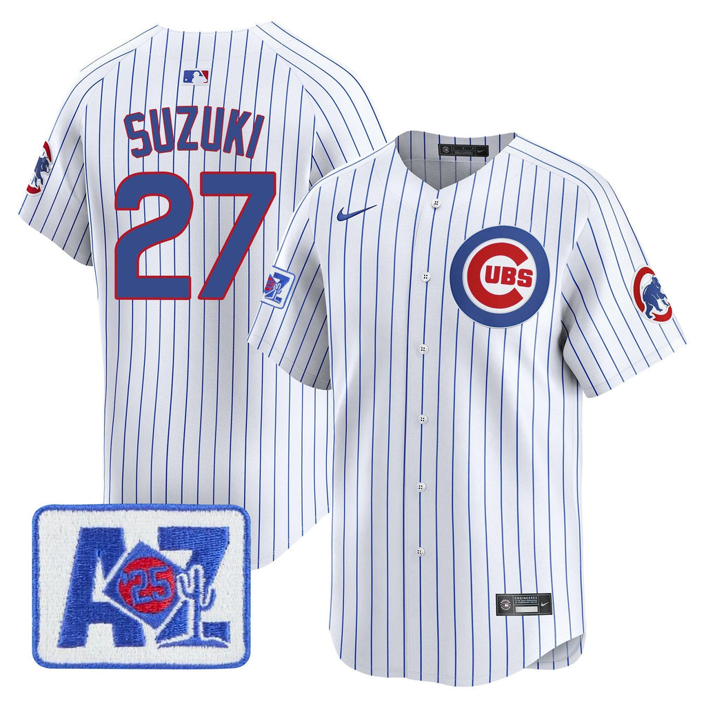 Men’s Chicago 2025 Spring Training Patch Vapor Premier Limited Jersey