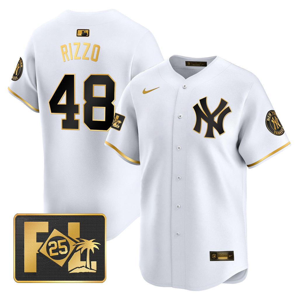 Men’s New York 2025 Spring Training Patch Vapor Premier Limited Jersey