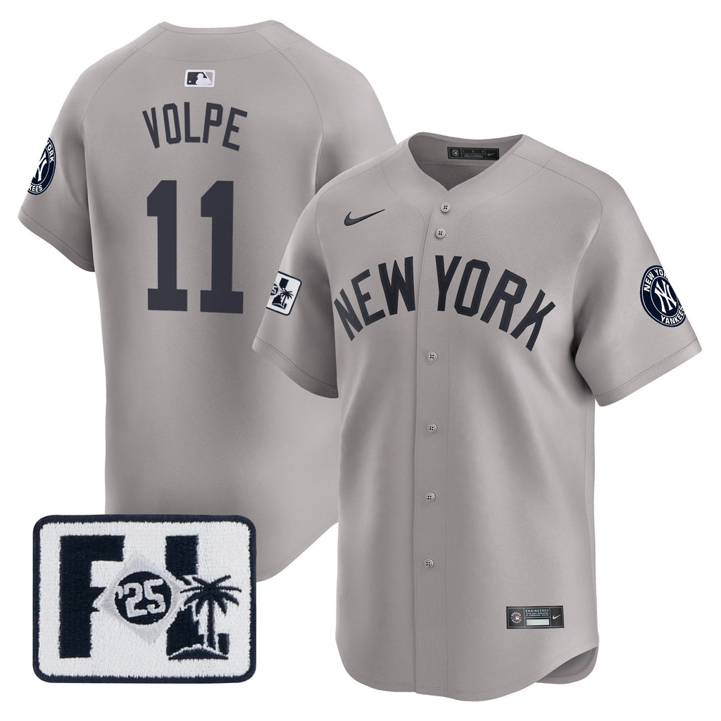 Men’s New York 2025 Spring Training Patch Vapor Premier Limited Jersey