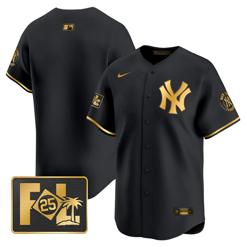 Men’s New York 2025 Spring Training Patch Vapor Premier Limited Jersey
