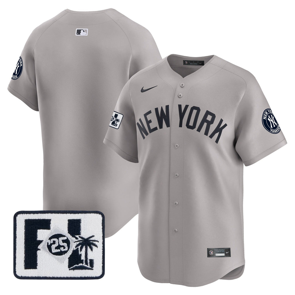 Men’s New York 2025 Spring Training Patch Vapor Premier Limited Jersey