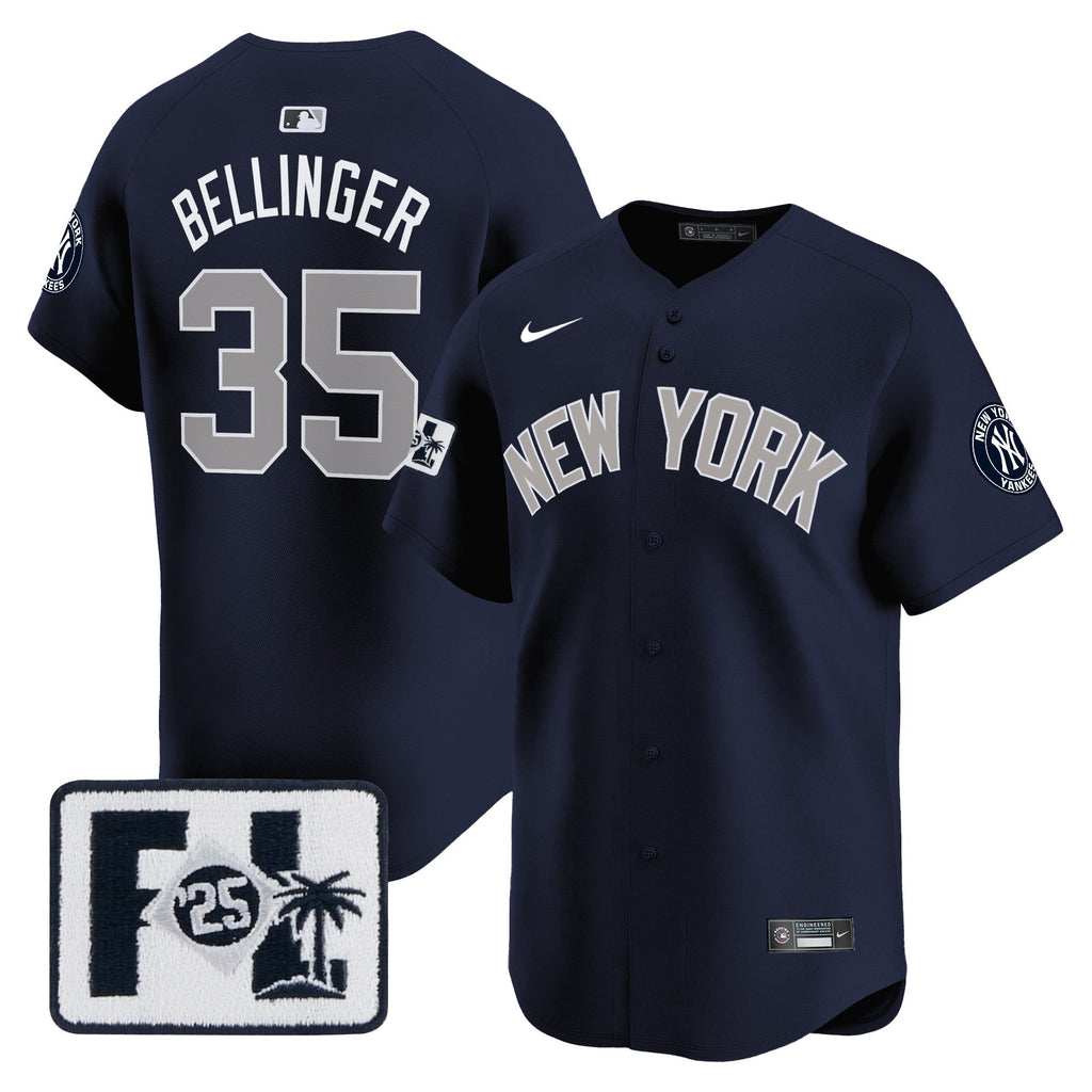 Men’s New York 2025 Spring Training Patch Vapor Premier Limited Jersey