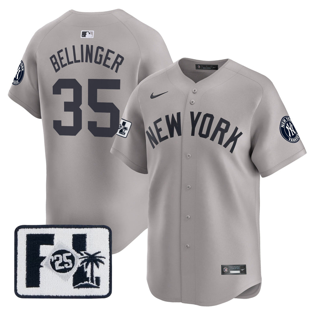 Men’s New York 2025 Spring Training Patch Vapor Premier Limited Jersey