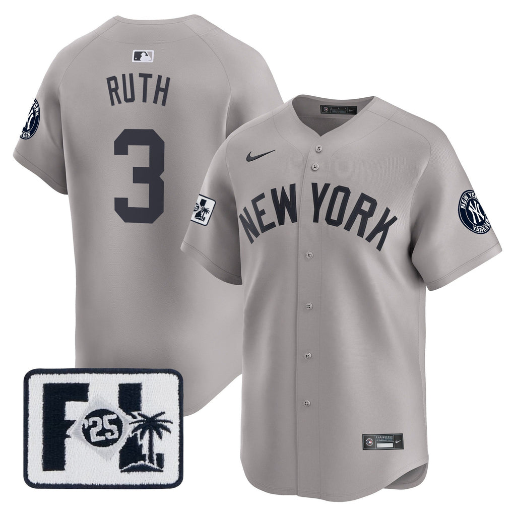 Men’s New York 2025 Spring Training Patch Vapor Premier Limited Jersey