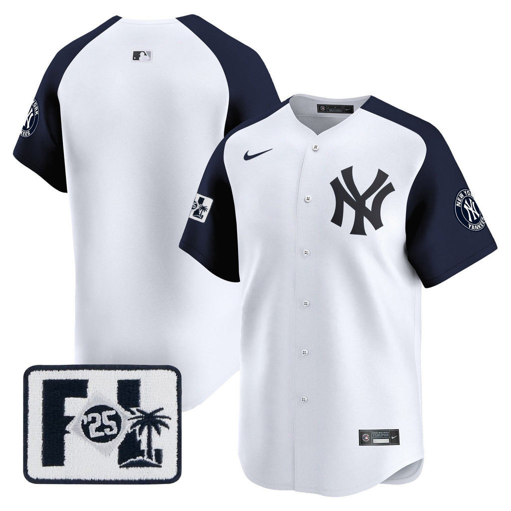 Men’s New York 2025 Spring Training Patch Vapor Premier Limited Jersey