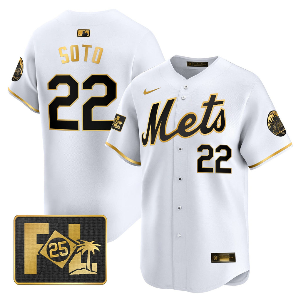 Men’s New York 2025 Spring Training Patch Vapor Premier Limited Jersey