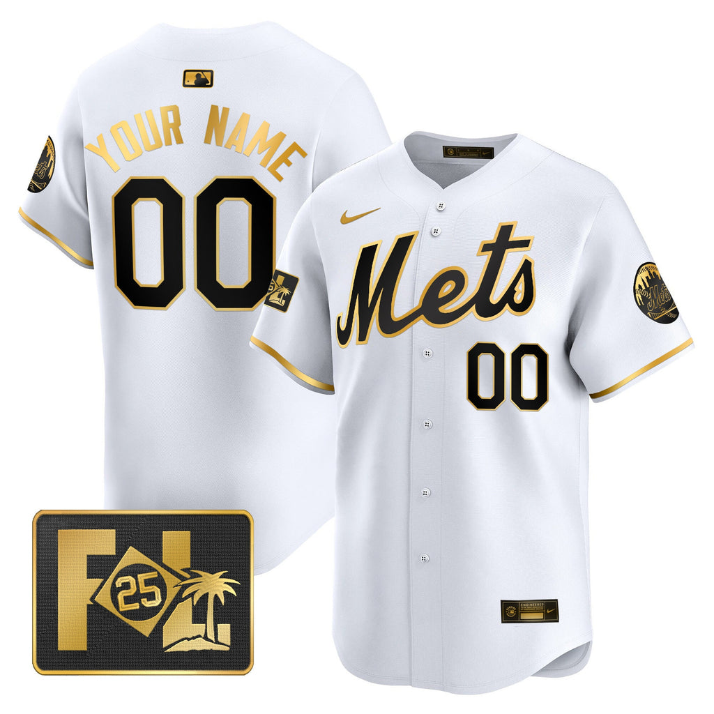 New York 2025 Spring Training Patch Vapor Premier Limited Custom Jersey
