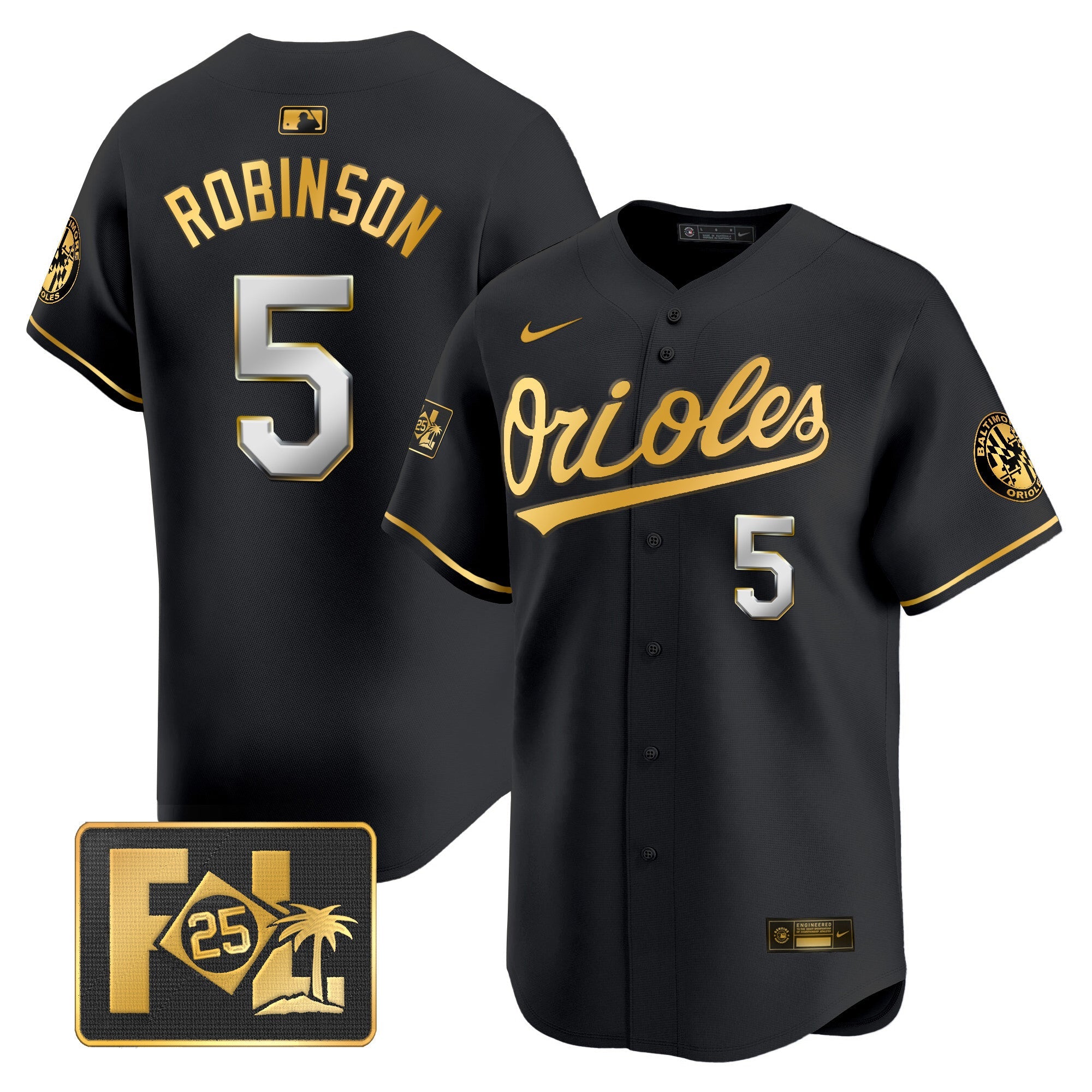 Men’s Baltimore 2025 Spring Training Patch Vapor Premier Limited Jersey