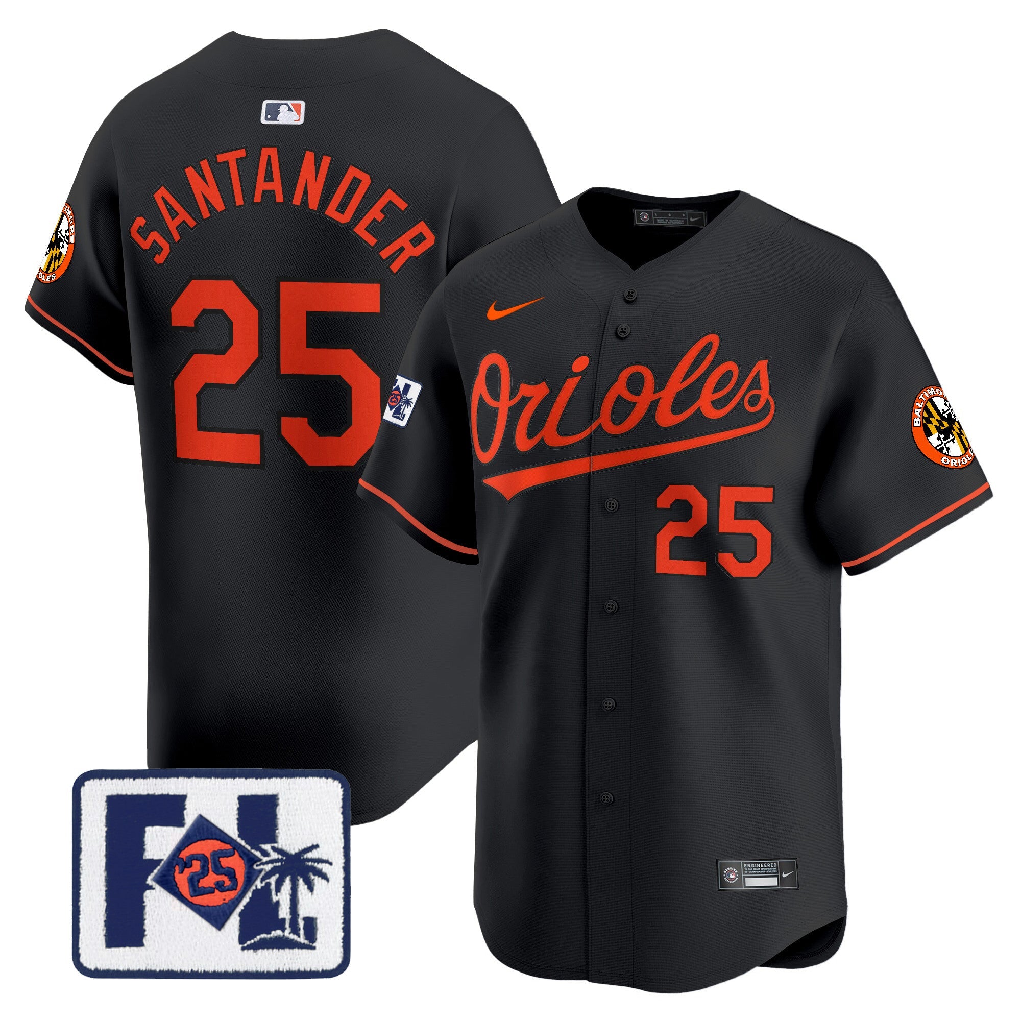 Men’s Baltimore 2025 Spring Training Patch Vapor Premier Limited Jersey