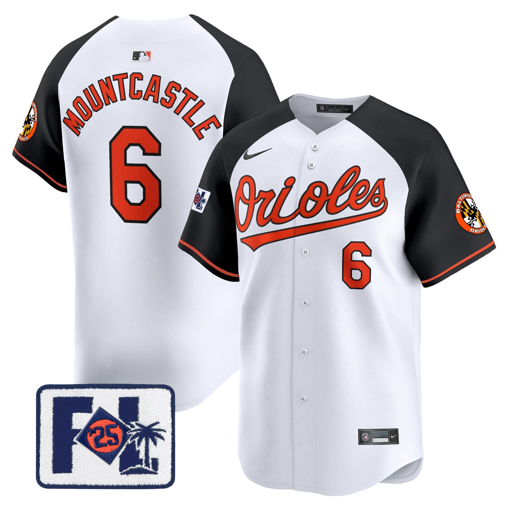 Men’s Baltimore 2025 Spring Training Patch Vapor Premier Limited Jersey