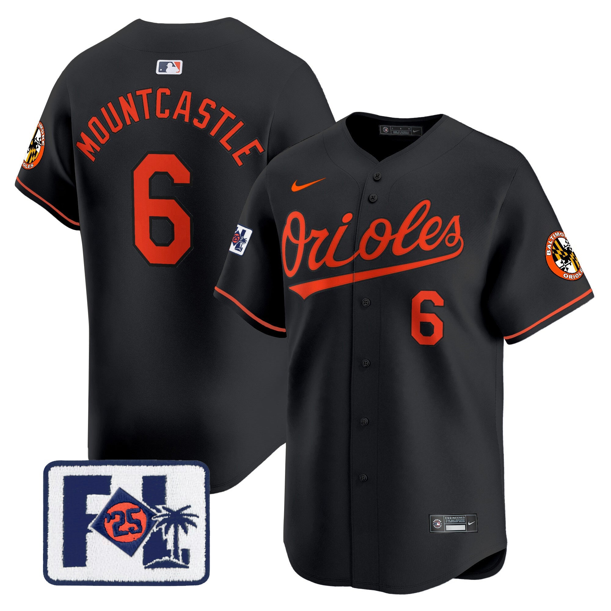 Men’s Baltimore 2025 Spring Training Patch Vapor Premier Limited Jersey