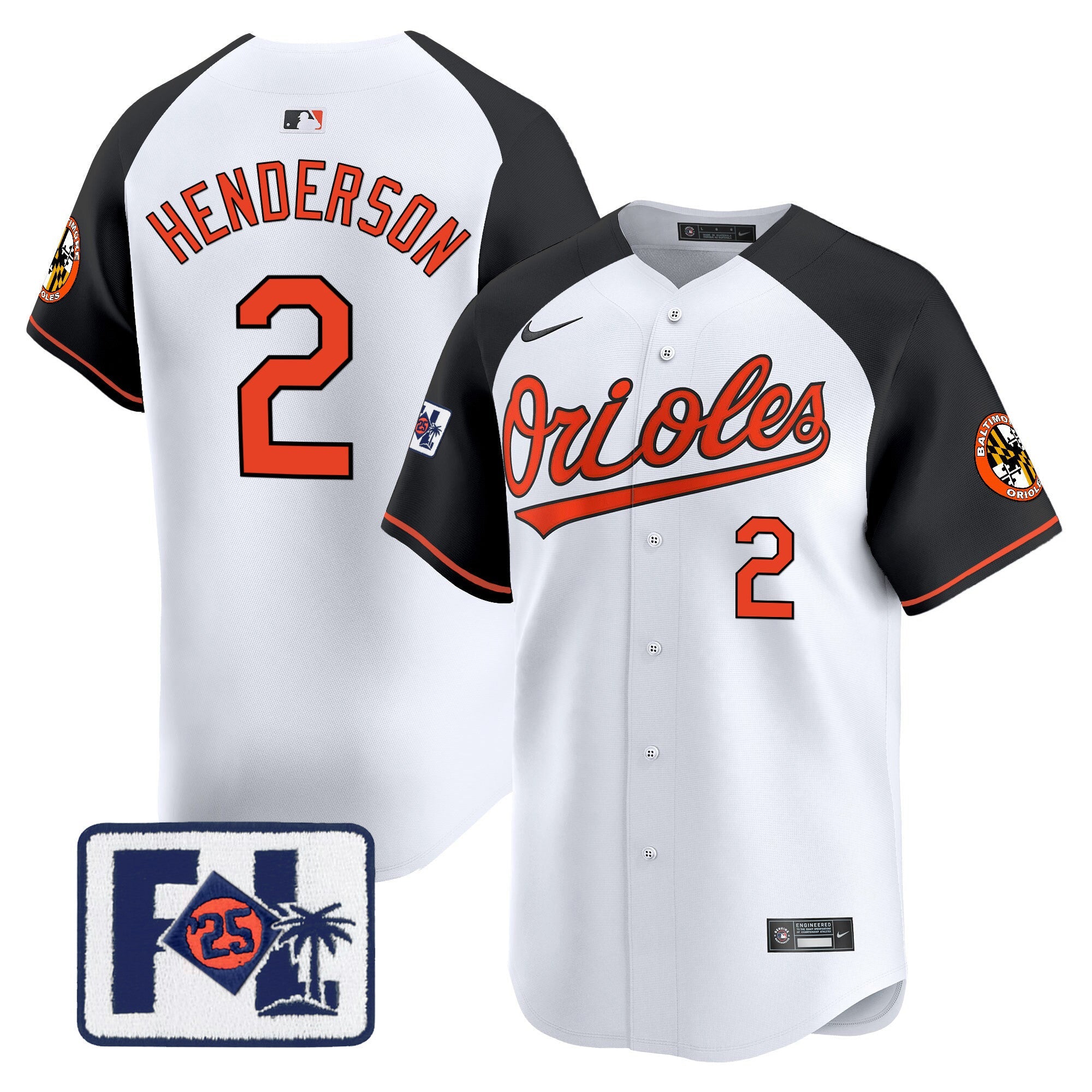 Men’s Baltimore 2025 Spring Training Patch Vapor Premier Limited Jersey