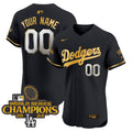 2024 World Series Champions Gold Trim Vapor Premier Elite Custom Jersey V3