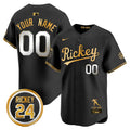 Oakland Rickey Tribute style Vapor Premier Limited Custom Jersey