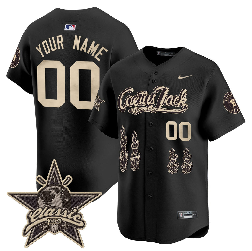 Houston Cactus Jack 2025 Vapor Premier Limited Custom Jersey