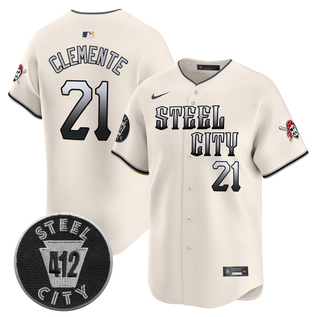 Men’s Pittsburgh 412 Patch Vapor Premier Limited Jersey V8
