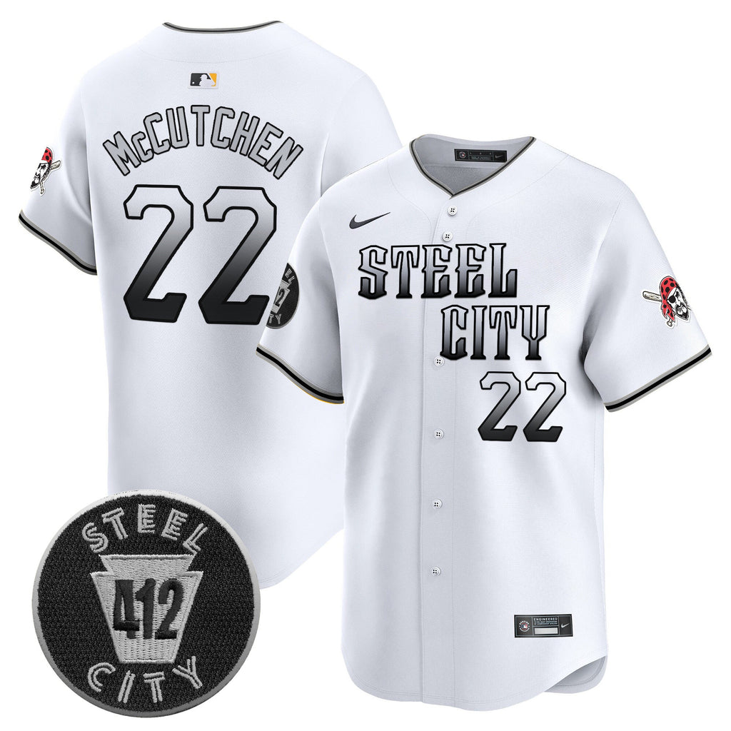 Men’s Pittsburgh 412 Patch Vapor Premier Limited Jersey V8