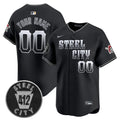 Pittsburgh 412 Patch Vapor Premier Limited Custom Jersey V8