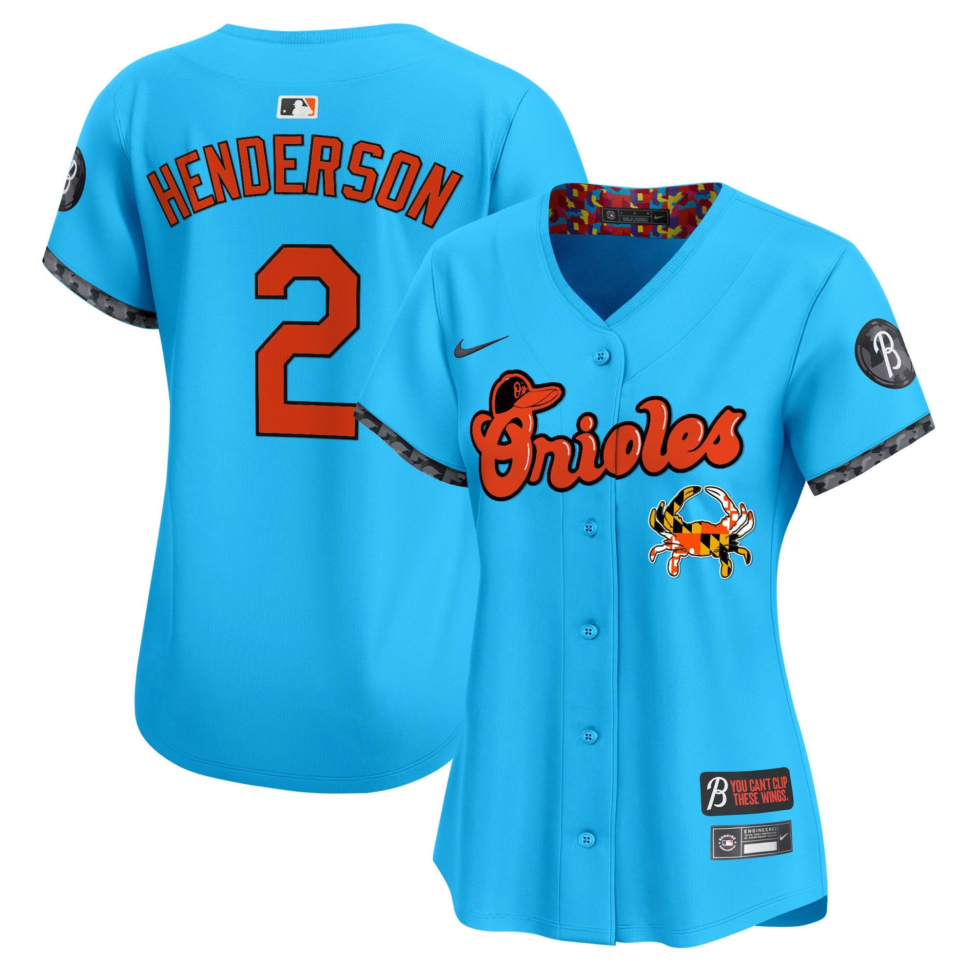 Women’s Baltimore Maryland Blue Crab Vapor Premier Limited Jersey