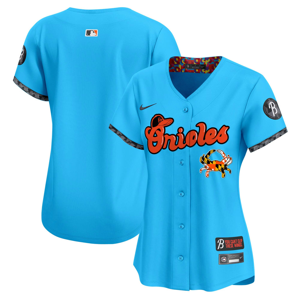 Women’s Baltimore Maryland Blue Crab Vapor Premier Limited Jersey