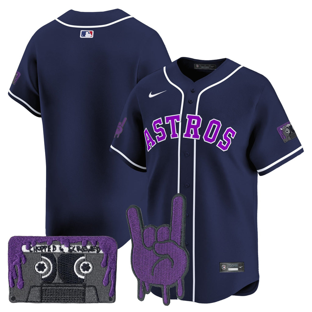 Men’s Houston DJ Screw Patch Vapor Premier Limited Jersey