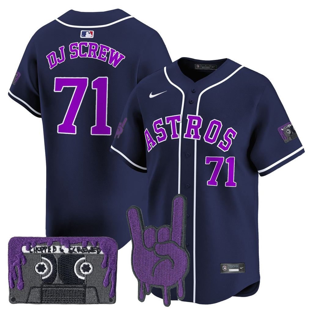 Youth’s Houston DJ Screw Patch Vapor Premier Limited Jersey