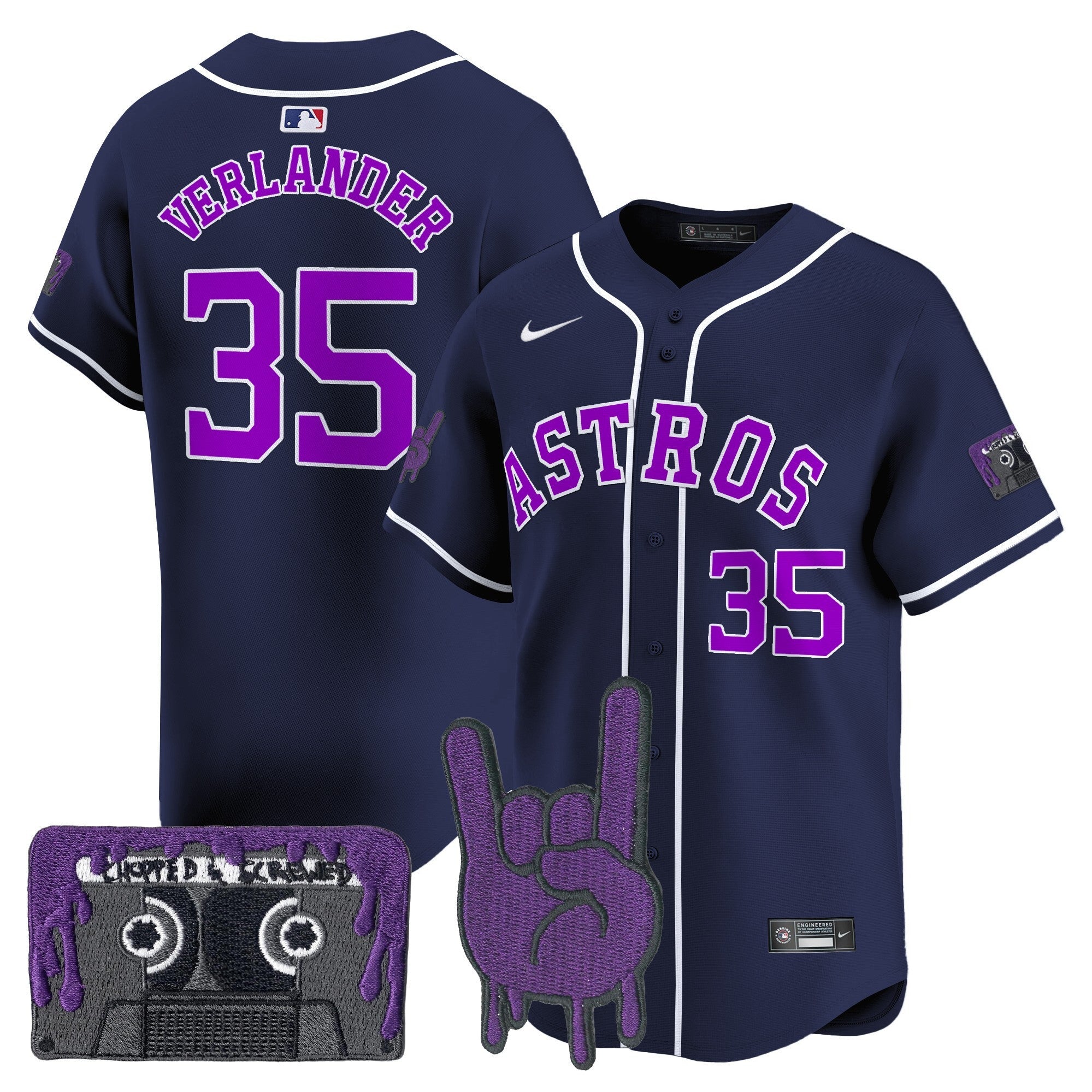 Youth’s Houston DJ Screw Patch Vapor Premier Limited Jersey
