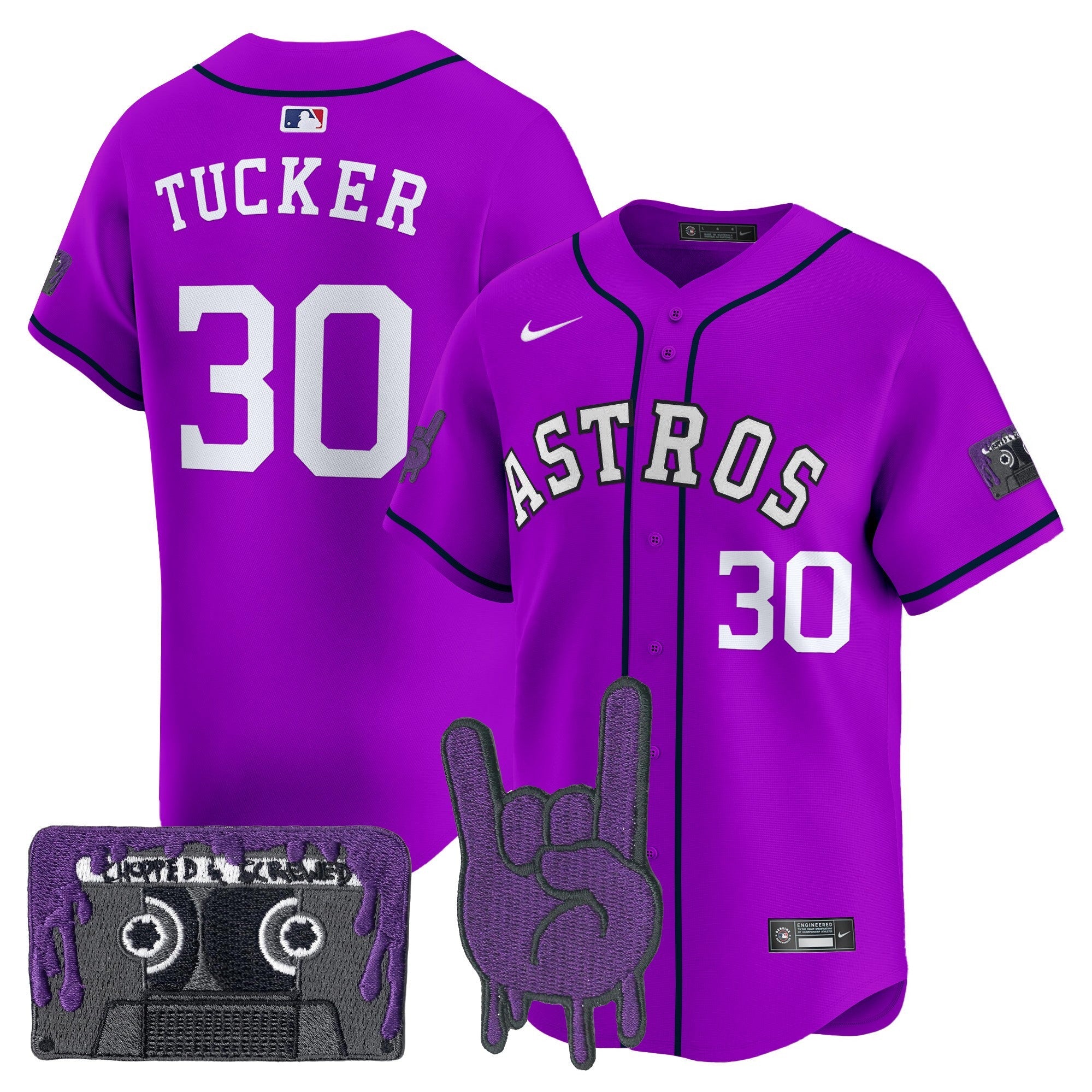 Youth’s Houston DJ Screw Patch Vapor Premier Limited Jersey