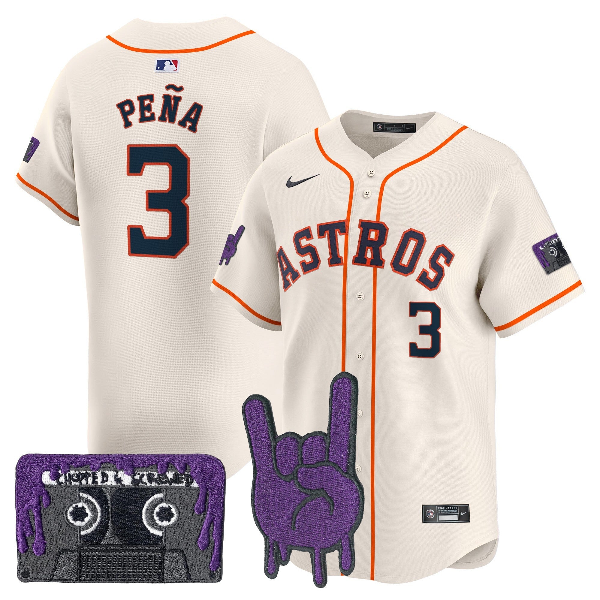 Youth’s Houston DJ Screw Patch Vapor Premier Limited Jersey